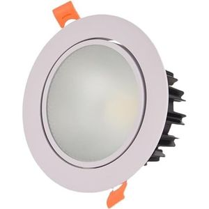 Downlights binnenplafond inbouwlamp Rond glazen paneel Downlight Led 7W-40W Eyeball Spot Light Retrofit verzonken plafondlamp LED inbouwdownlights (Kleur: 7w, Maat: 4000k) (Color : 7w, Size : 3000k