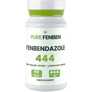 PURE FENBEN Fenbendazole 444 mg | >99,90% Puur | In Laboratorium Geverifieerd | 90 Eenheden