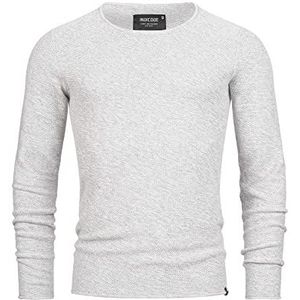 Indicode - Loakim Knit Sweater - Optical White - Heren