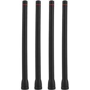 Diyeeni Antenne 4PCS 6.3inch Draagbare VHF Rubber Handheld Two Way Radio Walkie Talkie Radio Antenne geschikt voor ICOM, milieuvriendelijk en uitstekende prestaties