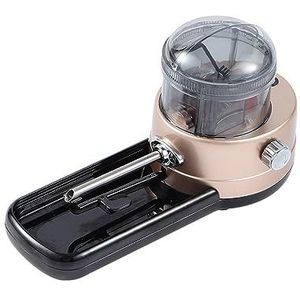 HIFRQVVC Draagbare elektrische sigaret Rolling Machine, Elektrische Sigaret Rolling Machine Draagbare Sigaret Rolling Machine, Kan Malen Gevuld Met Tabak, (Goud, 8.0/6.5mm)
