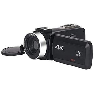 Videocamera Vlogcamera Recorder Volledige 4K digitale camera Camcorder Digitale videocamera's Live streaming 18X fotografie Vloggen Recorder Ultra HD Webcam(64G SD Card,Standard)