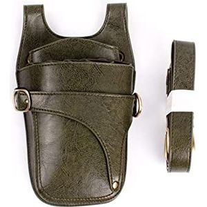 Kappersscharen Riemholster Gereedschapstas for kammen Scharen for kappers(Green)