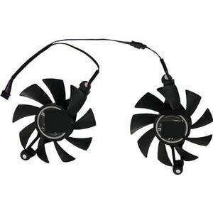 2 stuks 88 mm montagegaten, diameter 75, grafische videokaartventilator, voor VEINEDA gtx1060 voor GTX 1060 6 GB 192-bits GDDR5