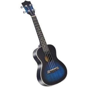 23-inch Ukelele Mahonie Body Technologie Houten Toets Ukelele Met Volledig Omsloten Stemmechanieken Ukelele Starterkit (Color : A)