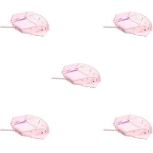 NeaxgeandX 5 Set Van Bedrade Gaming Muis Draagbare Vervanging Meisjes Bedrade 7 Sleutel 4 Gear Geluidsarme USB Interface Ergonomische Laptop Muizen Accessoires