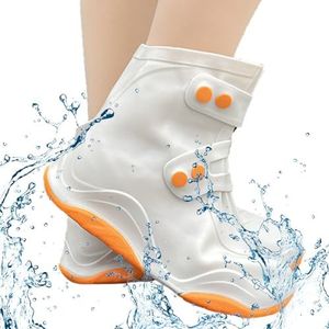 Waterdichte schoenovertrekken | Waterbestendige overschoenen | Stevig, gemakkelijk te gebruiken, antislip, herbruikbare dubbellaagse zooloverschoenen, regenoverschoen voor regen, sneeuw en Bbauer