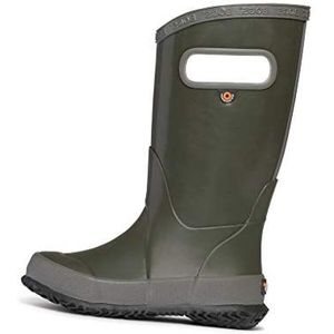 BOGS Kids Rainboot Solid Boot - Dark Green - 7
