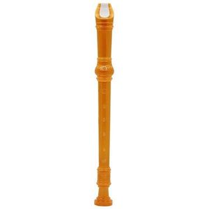 sopraan blokfluit 8 Gaten Fluit Lange Muzikale Sopraan Recorder Instrument Professionele Spelen Muziekinstrument (Color : Orange)