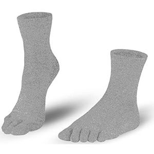KNITIDO Essentials Midi, klassieke teensokken van zacht katoen, Lichtgrijs (103), 35-38