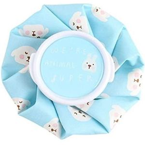 Warmwaterkruik 1 stuk cartoon warmwaterkruik zak dubbel gebruik zomer ijszak herbruikbare kniekop beenverlichting pijn ijszak handwarmer huishoudelijke artikelen warmwaterzak (blauw)