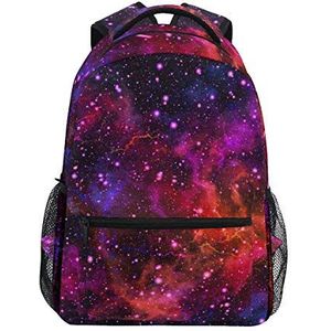 My Daily School Rugzakken Galaxy Kleurrijke Nebula Laptop Tas Vrouwen Casual Daypack Jongens Meisjes Boekentas, Meerkleurig, 11.4 x 5.5 x 16 inches