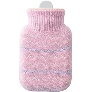 DieffematicRSD Warmwaterkruik Hot Water Bottle Injectie Water Explosieveilige Handwarmer Draagbare Winter Student Warm Water Bag (Color : Pink)