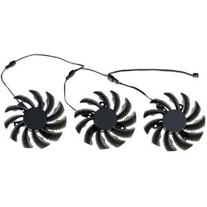 75MM T128010SM 3Pin koelventilator voor Gigabyte GTX 970 voor Windforce G1 grafische kaartkoeler PLD08010S12H(Black A-Fan)