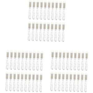 3 set 20 Stuks Lash Shampoo Borstels Cosmetische Lash Cleaner Peel Off Remover Tool Zilver, Zilver Goud