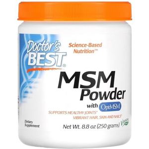Doctor's Best - MSM met OptiMSM-poeder | Hoge zuiverheid zwavelverbinding voor gewrichts- en huidgezondheid - 250 g