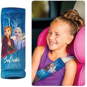 De ijskoningin 2 gordelkussen voor kinderen, gordelbeschermer, schouderkussen, geschikt voor auto en rugzak, autoaccessoires voor meisjes - Disney Frozen