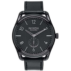 Horloge - Nixon - A465-000-00, zwart, één maat, riem, zwart., taille unique, riem
