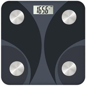 Weegschaal Weegschalen For Lichaamsgewicht Elektronische Lichaamsgewichtweegschaal Digitale Weegschaal Huishouden Personenweegschaal(Black)