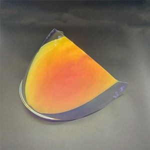 Motorhelm vizier lens, Helmvizier, OF608 Open Gezicht Helm Vizier for LS2 OF608 Windscherm UV-Cut Motorhelmen Accessoires (Zwart - Alleen for Gebruik overdag)(Revo Clear Red-day and Night)