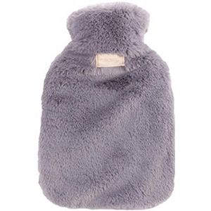 DieffematicRSD Warmwaterkruik Winter warmwaterkruik Warmer zacht warm houden in de winter Effen kleur Warme warmte Voeten Warmwaterkruik Handwarmer tas (Color : Deep Grey)