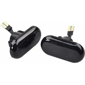 Richtingaanwijzer Voor Mercedes Voor Benz Voor Smart Voor Fortwo Voor Cabriolet Voor Coupé (453) Led Dynamische Zijmarkeringslichten Knipperlicht Indicator(Smoked)