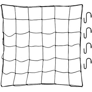 2.5x2.5 FT Stretch Elastische Trellis Netting Met 4 Stalen Haken Flexibele Netto Trellis 36 Groeiende Ruimtes Voor Tuin Indoor Kweken Tent Kleine Complete Systeem