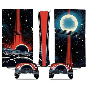 Voor PS5 PRO Skin Digital Edition Console En Controller Vinyl Cover Skins Wraps Krasbestendig, Compatibel Met Voor PS5 Digital Edition Pro 48469 Geen Schuimvorming Bubbelvrij