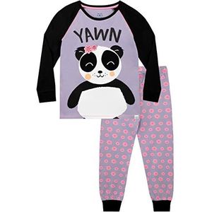 Harry Bear meisjes panda pyjama, paars, 140