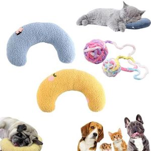 Pupzen - Calming Pillow, Pupzen Calming Pet Pillow, Cutated Dog Calming Pillow, Pet Calming Toy Pillow, Cute Pillows for Indoor Cats and Dogs (2Pcs*B)