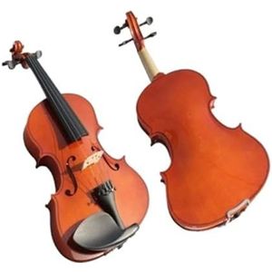 violino professionale Matte Viool Voor Beginners Hoogwaardige Handgemaakte Verf 4/4 3/4 1/2 1/4 1/8 1/10 (Color : 4/4)