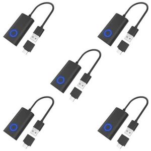NeaxgeandX 5 set van 2 in 1 Muis Beweging Jiggler Drive-vrije Mover Controller Automatische Anti-slaap Awake Simulator Schakelaar Computer Ontwaken AAN/UIT