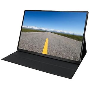 Laptopmonitor, Slanke Lichtgewicht 16 Inch IPS 2.5K FHD HDR Draagbare Monitor voor Kantoor (EU-stekker)