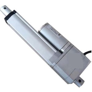 12 V/24 V DC, 200 mm naaf, lineaire aandrijving met potentiometer-signaalfeedback, 1500 N/150 kg belasting, geschikt voor toegangscontrolesystemen (20 mm s 700N, 24 V)