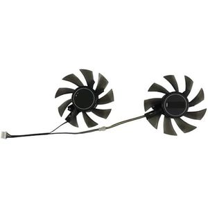 2 stuks T128015DU, VGA GPU-koeler, grafische videokaartventilator voor Gainward voor GTX 1060 EX-6G FY08015M12LPA