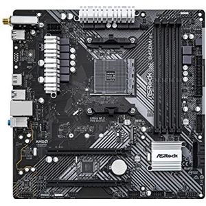 ASRock B450M/AC R2.0 AM4 AMD Promontory B450 SATA 6Gb/s Micro ATX AMD moederbord