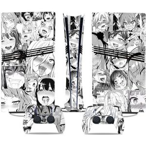 Anti Kras Voor PS5 PRO Skin Digital Edition Console En Controller Vinyl Cover Skins Wraps Krasbestendig, Compatibel Met Voor PS5 Digital Edition Pro 47621 Geen Schuimvorming