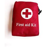 PowerCare - Medische Eerste Hulp Kit - Rood - Inclusief Etui en Benodigdheden