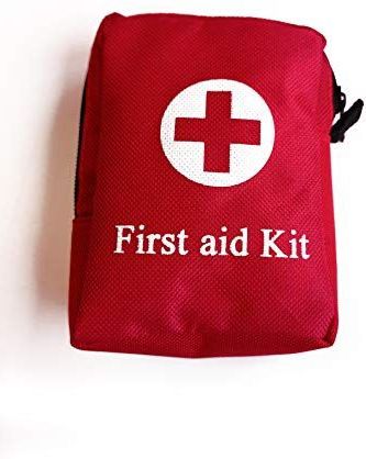 PowerCare - Medische Eerste Hulp Kit - Rood - Inclusief Etui en Benodigdheden