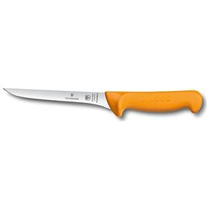 Victorinox ""Swibo"" uitbeenmes met 16 cm gebogen, smal flexibel mes, roestvrij staal, geel, 30 x 5 x 5 cm