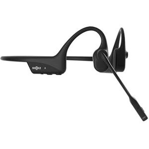 SHOKZ OpenComm2 2025 Upgrade, hoofdtelefoon met beengeleiding, open-ear oordopjes met bluetooth en ruisonderdrukkende microfoon, draadloze oortelefoon voor werk, gesprekken, vergaderingen, autorijden