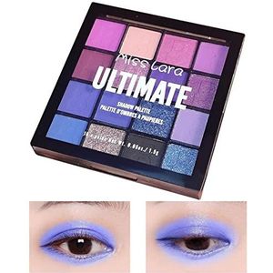 Make-up oogschaduwpalet | 16-kleuren Matte Glitter Oogschaduw | Langdurige mengbare oogschaduw Waterproof Beauty Cosmetics Xinme
