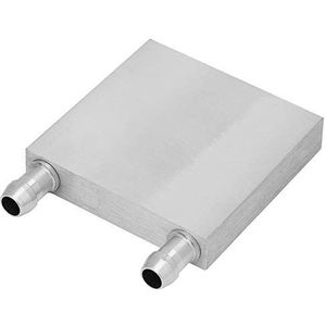 Water Koeling Blok, Aluminium Waterkoeling Blok Waterblok Koeler Water Koeling Hoofd Plat Effluent voor CPU Graphics Radiator Heatsink(#1) Koelkoppen