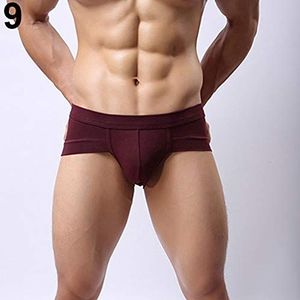 Brussels 08 Heren Ademend Trunks Boxer-Briefs Uitstulping Pouch Onderbroek Koffie XL