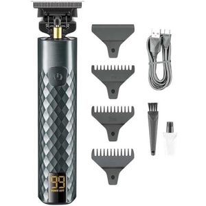 Tondeuses voor mannen, tondeuse T9 haarsnijmachine elektrische tondeuse draadloze kappersmachine kappersschaar tondeuse voor mannen