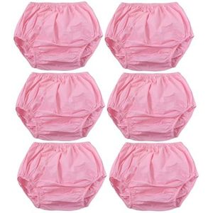 Plastic broek voor volwassenen, incontinentieslips, waterdichte anti-uitloop veiligheidsbroek, wasbaar, herbruikbaar, PE luierbroek, eenvoudig aan en uit te trekken, bescherming broek ouderen