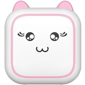 Labelmaker Machine Miniprinter Thermische Zelfklevende Etiketten Printersticker Bluetooth Mini Pocket Label Notes-printer For Thuis En Op Kantoor(Pink)