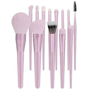 MQPALZKD 13-delige make-upborstelset Complete set schoonheidshulpmiddelen Borstels Oogschaduwborstels Foundationborstels