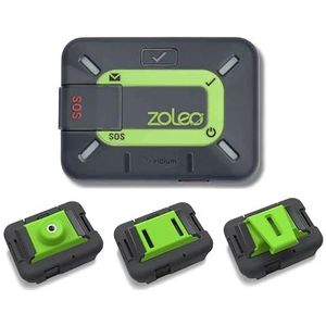 ZOLEO Twee-weg satellietcommunicator met Cradle Kit-accessoire - Wereldwijde sms-berichten en e-mail, SOS-noodwaarschuwing, check-in en GPS-locatie - Android iOS smartphone-accessoire