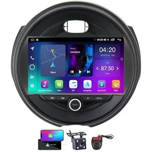 Android 13 systeem 2 Din Autoradio Stereo voor BMW Mini 2014-2020 9 inch touchscreen met GPS Navigatie Carplay Android Auto/Bluetooth 5.0/FM AM RDS DAB+ Radio/4G WiFi/DSP(NF-1)